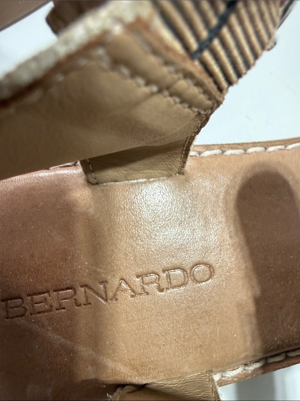 Bernardo Pippa Sand Leather Fisherman Sandals Women’s Size 10M - Picture 7 of 15